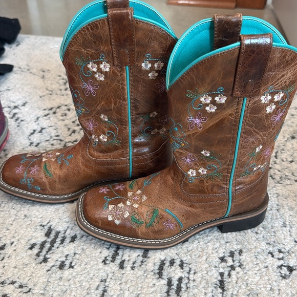 Smoky Mountain girls cowboy boots size 2 - Picture 2 of 4